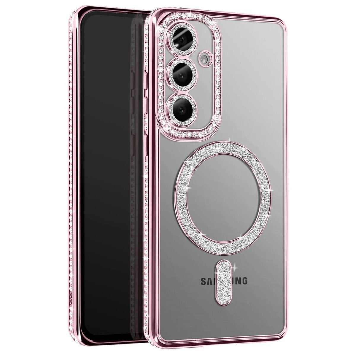 Joko Samsung Galaxy A37 5g Joke Simli Magneticsafe Kılıf - Pembe