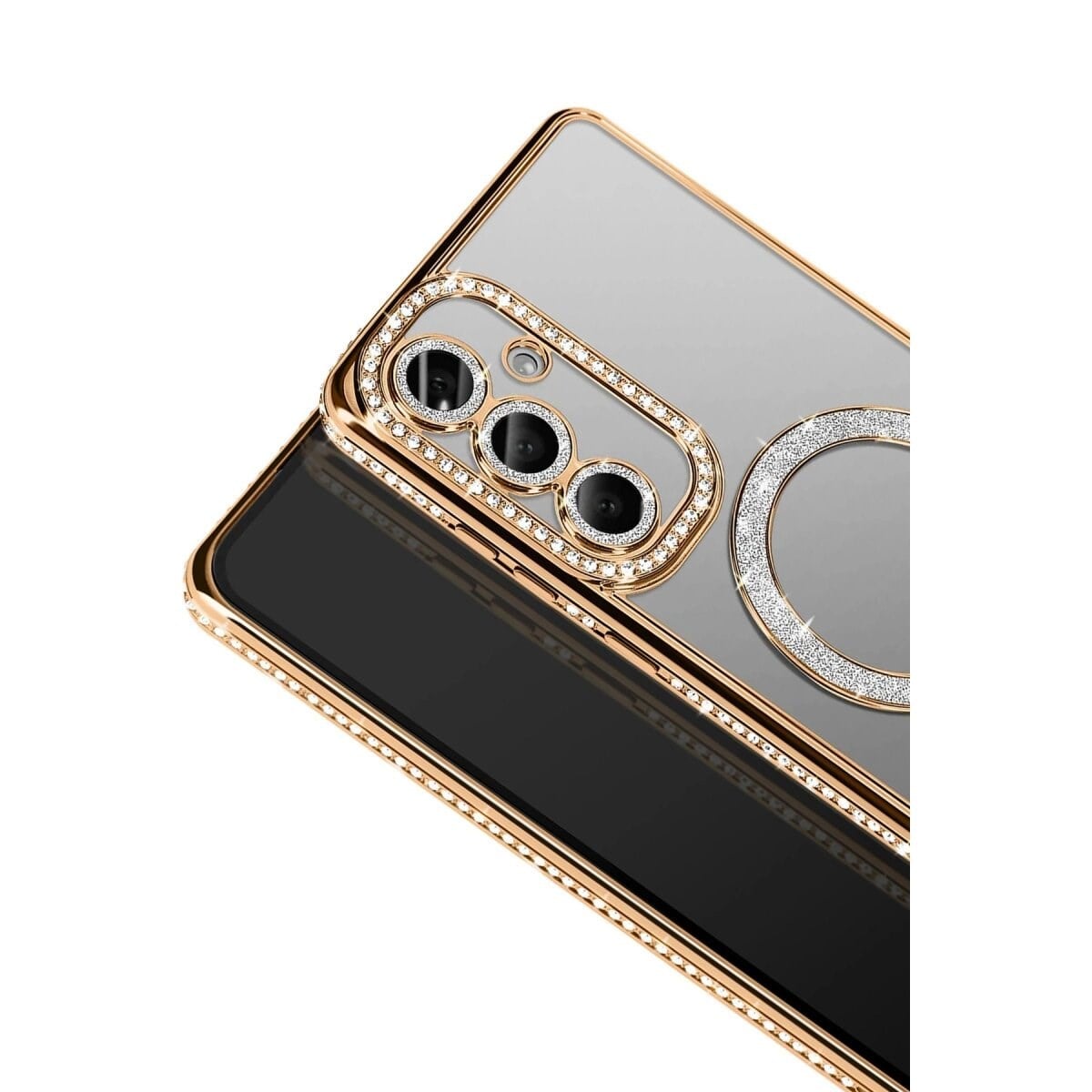 Joko Samsung Galaxy A57 5g Joke Simli Magneticsafe Kılıf - Gold