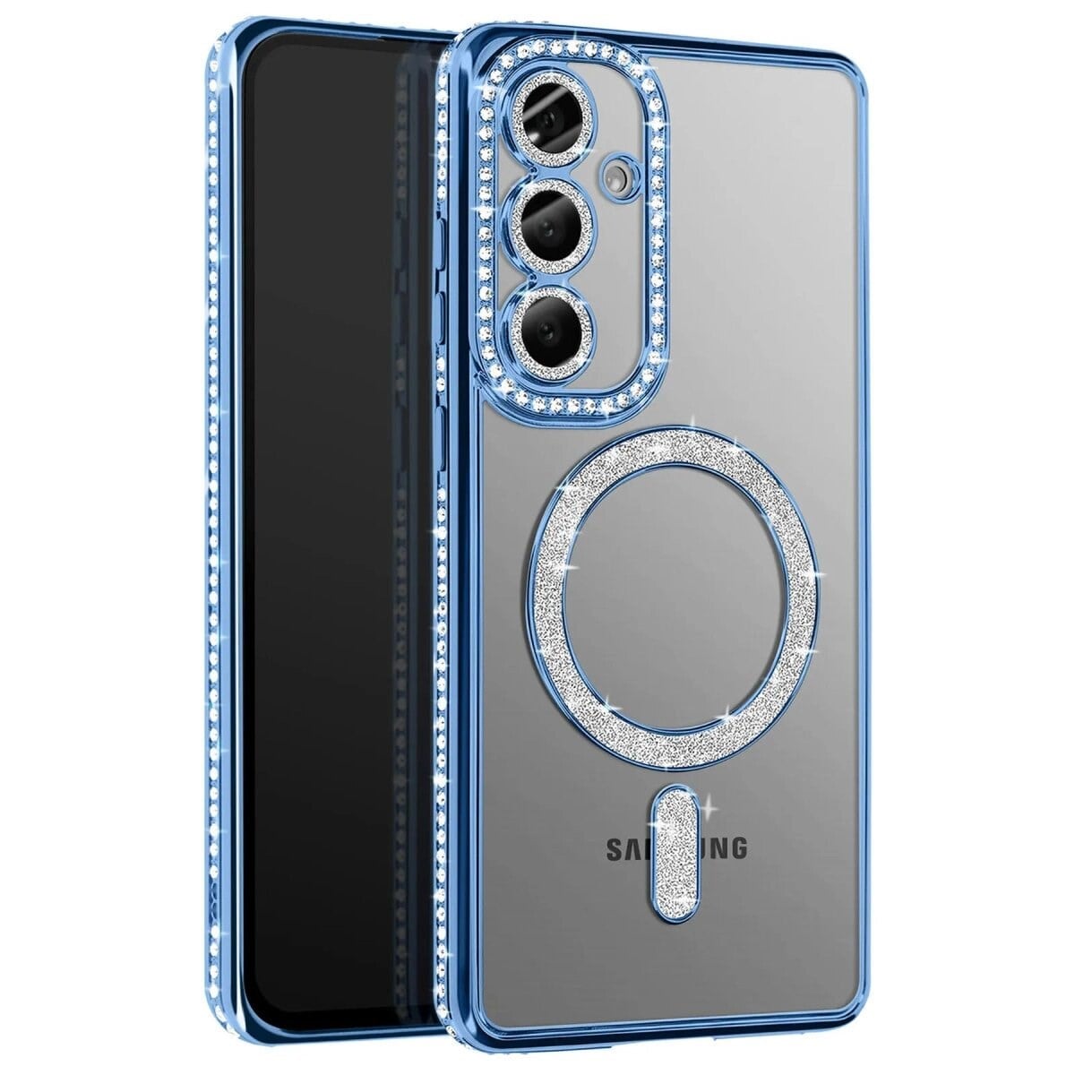 Joko Samsung Galaxy A57 5g Joke Simli Magneticsafe Kılıf - Mavi