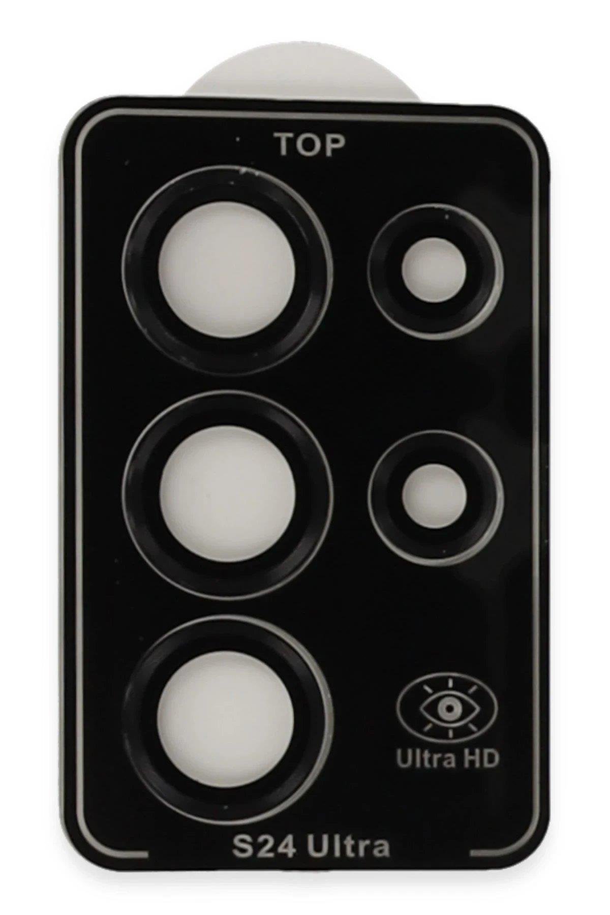 Joko Samsung Galaxy S23 Ultra PVD Metal Kamera Lens - Siyah