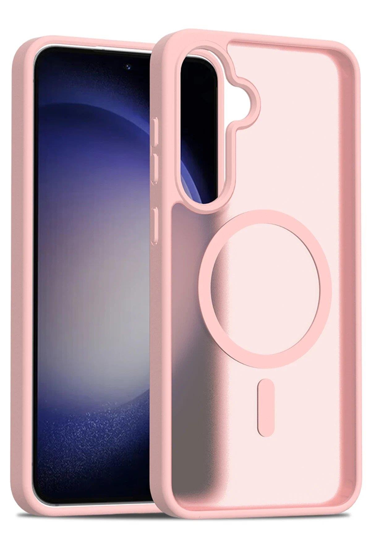 Joko Samsung Galaxy S24 FE Jota Magsafe Kapak - Pudra