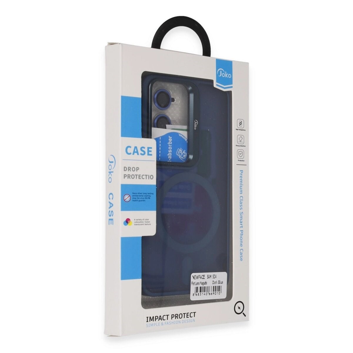 Joko Samsung Galaxy S24 Flet Lens Magsafe Kapak - Lacivert