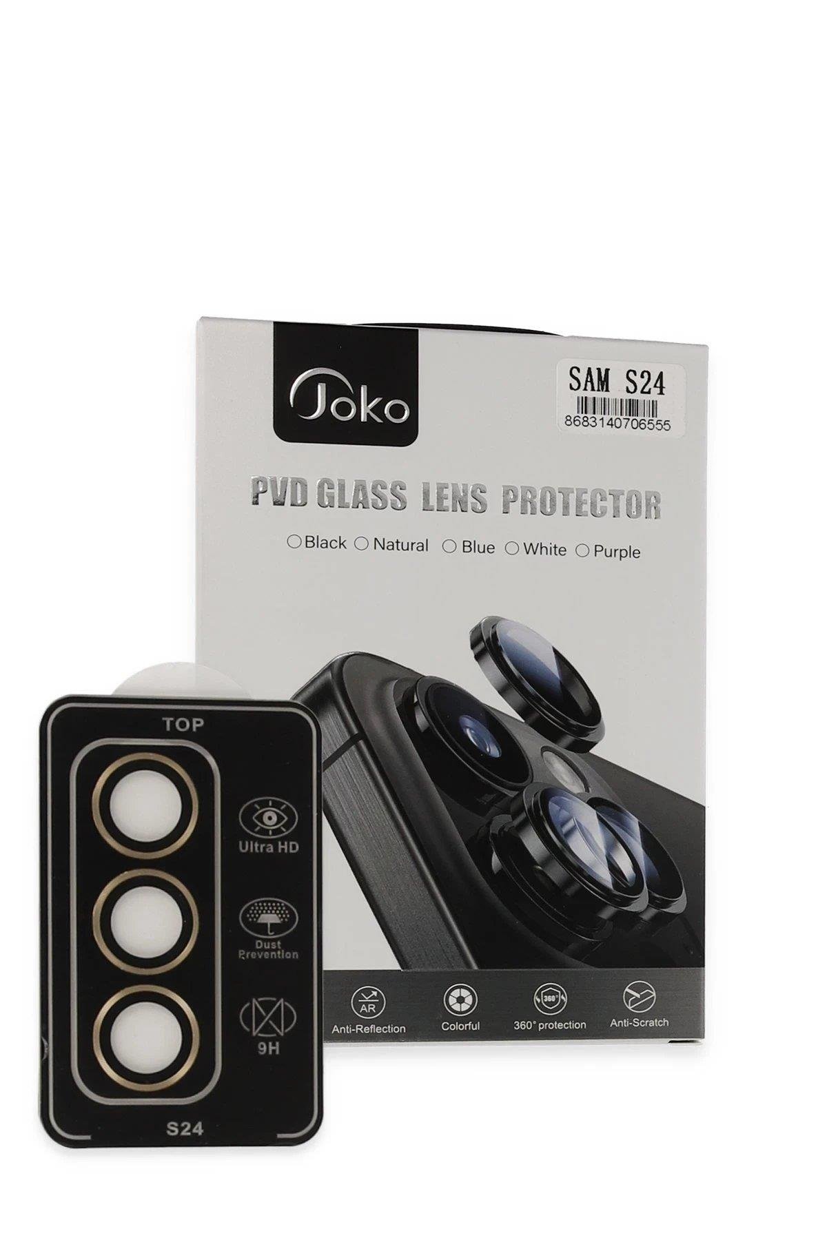 Joko Samsung Galaxy S24 PVD Metal Kamera Lens - Gold