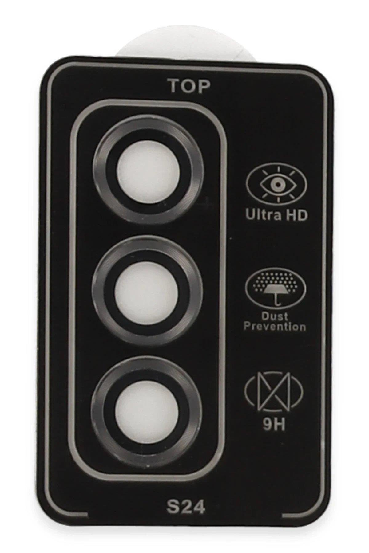 Joko Samsung Galaxy S24 PVD Metal Kamera Lens - Titan Gri