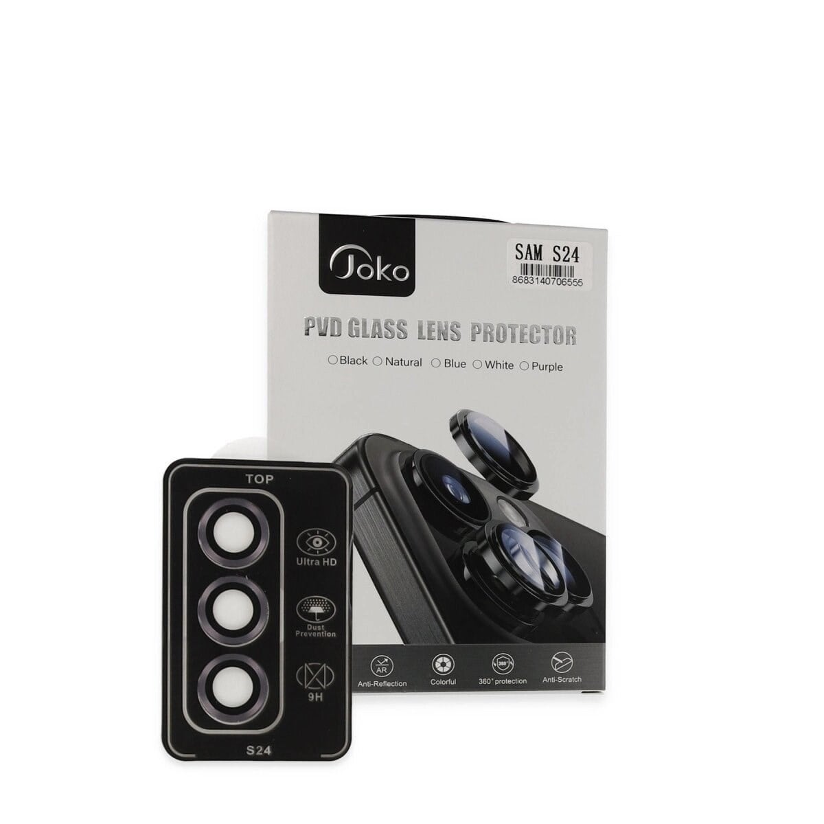 Joko Samsung Galaxy S24 Pvd Metal Kamera Lens - Derin Mor