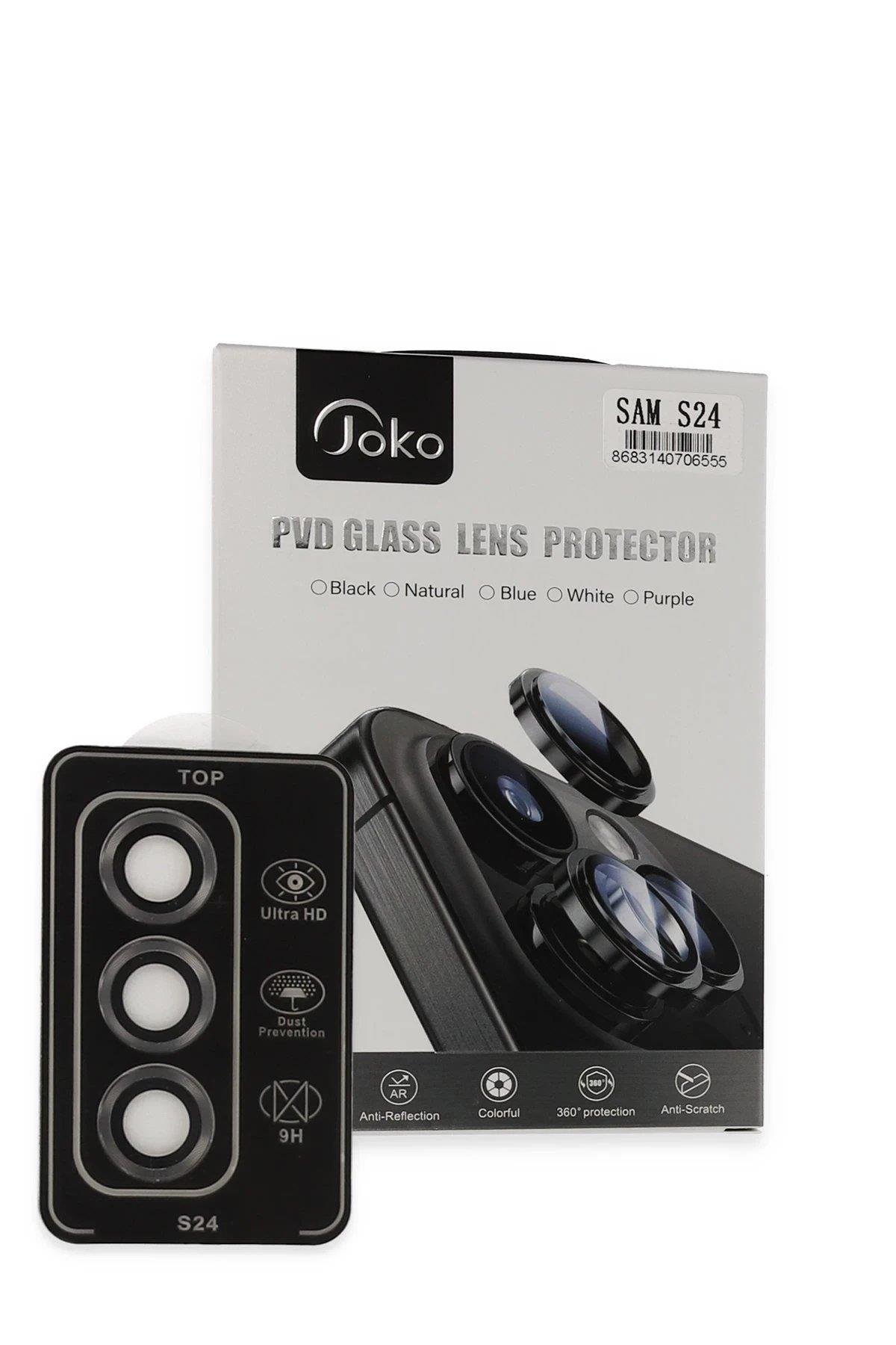 Joko Samsung Galaxy S24 PVD Metal Kamera Lens - Titan Gri