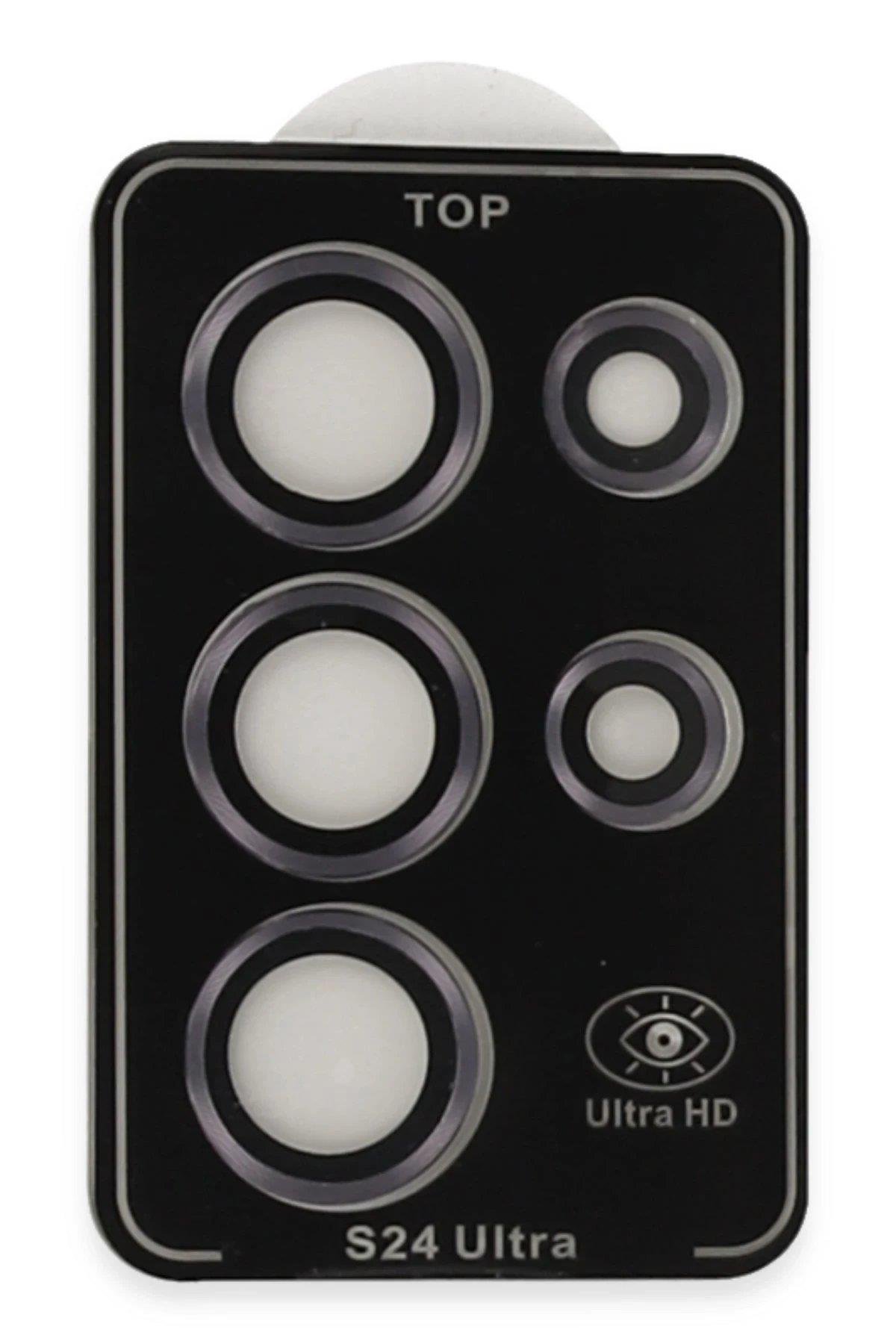 Joko Samsung Galaxy S24 Ultra PVD Metal Kamera Lens - Derin Mor