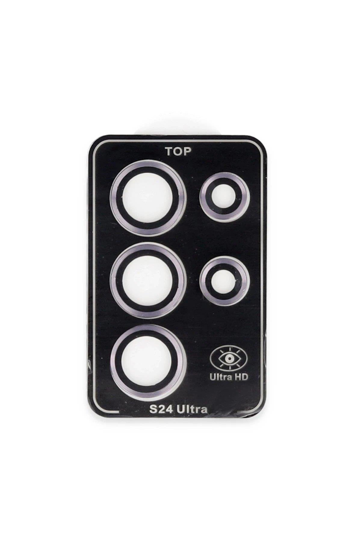 Joko Samsung Galaxy S24 Ultra PVD Metal Kamera Lens - Pembe