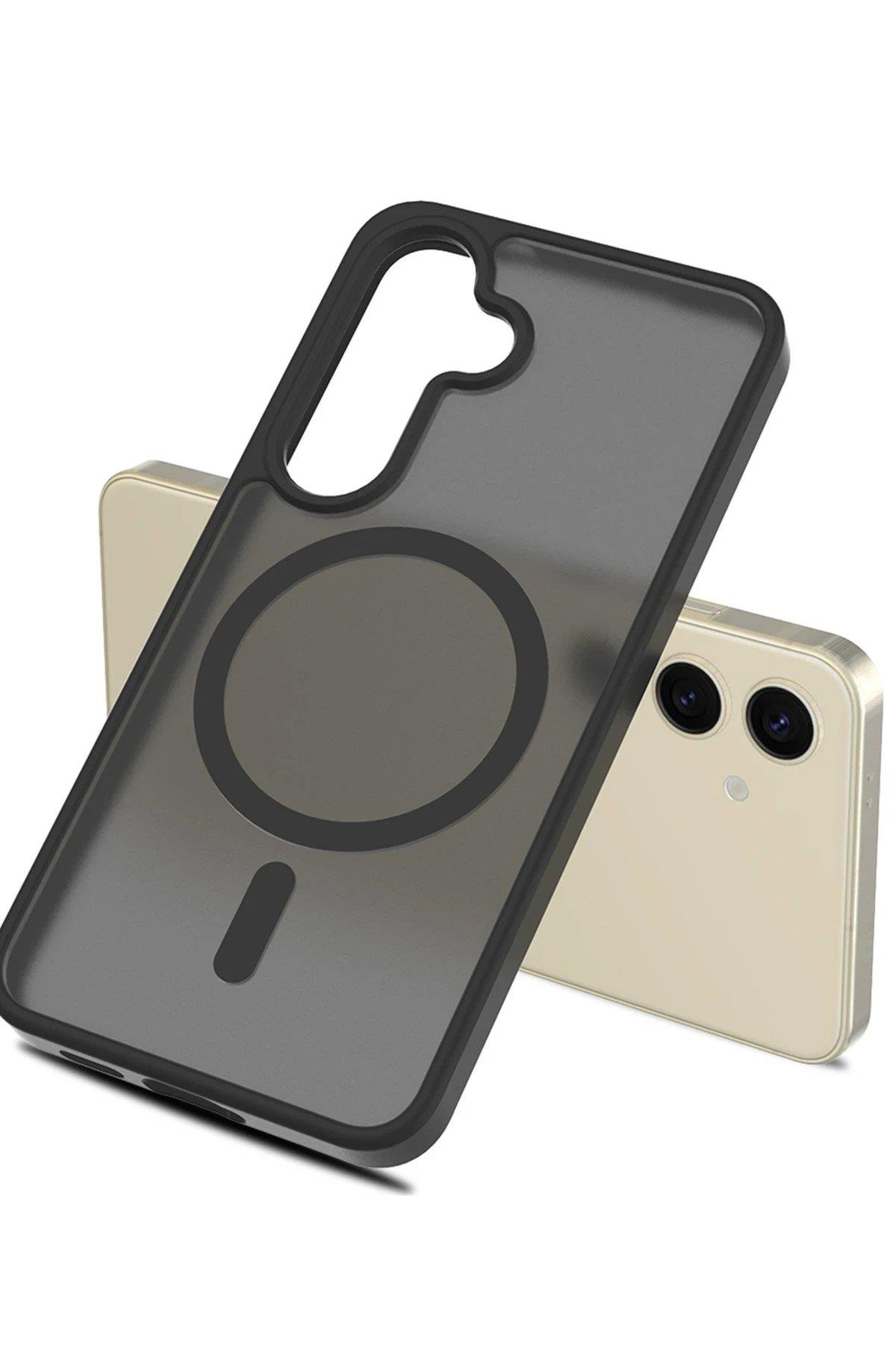 Joko Samsung Galaxy S25 Jota Magsafe Kapak - Lila