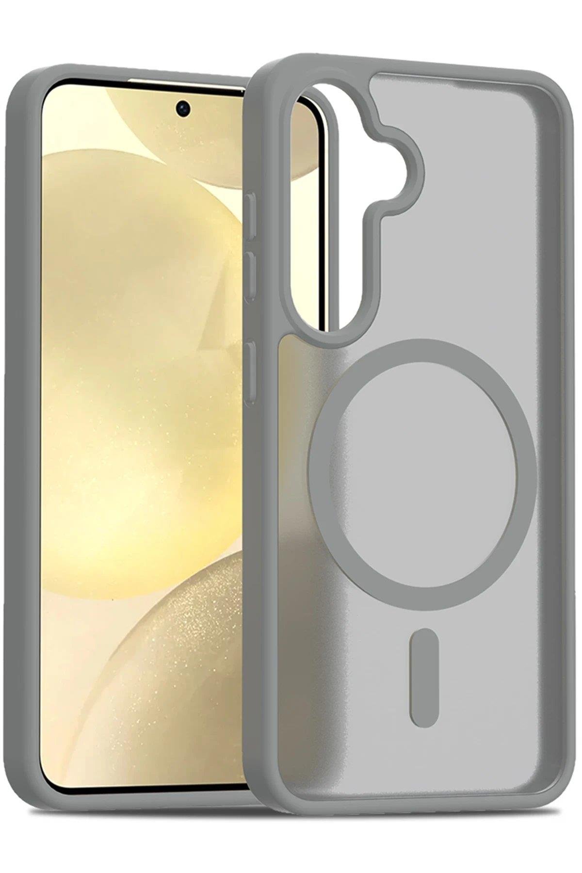 Joko Samsung Galaxy S25 Jota Magsafe Kapak - Titan Gri