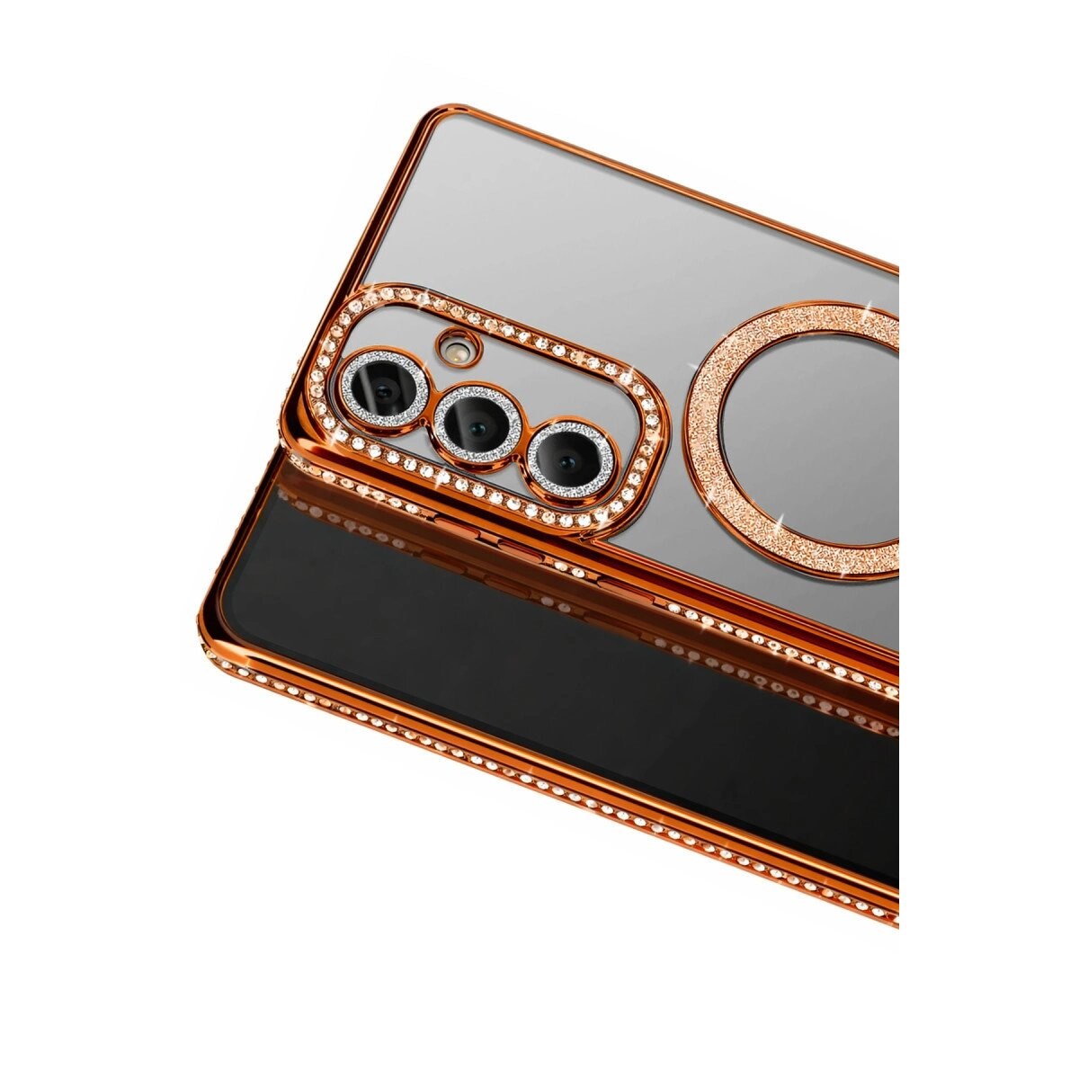 Joko Samsung Galaxy S26 Joke Simli Magneticsafe Kılıf - Turuncu