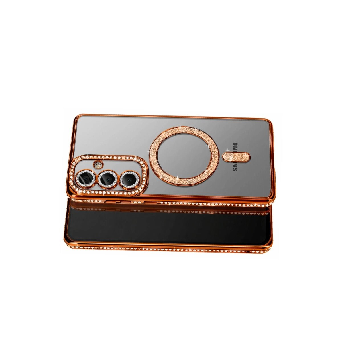 Joko Samsung Galaxy S26 Joke Simli Magneticsafe Kılıf - Turuncu