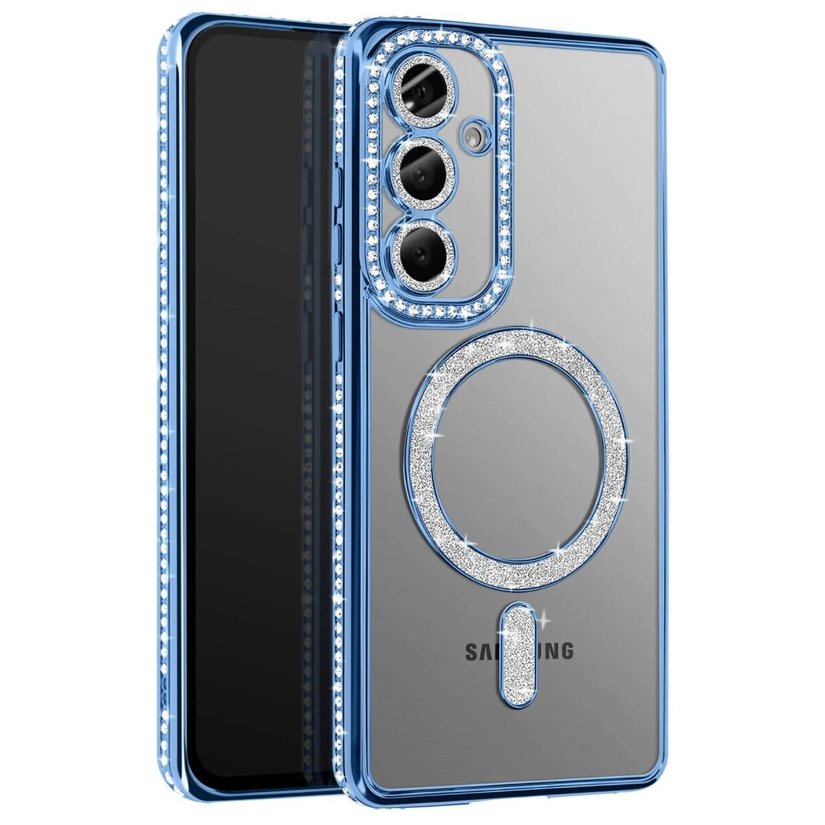 Joko Samsung Galaxy S26 Joke Simli Magneticsafe Kılıf - Mavi