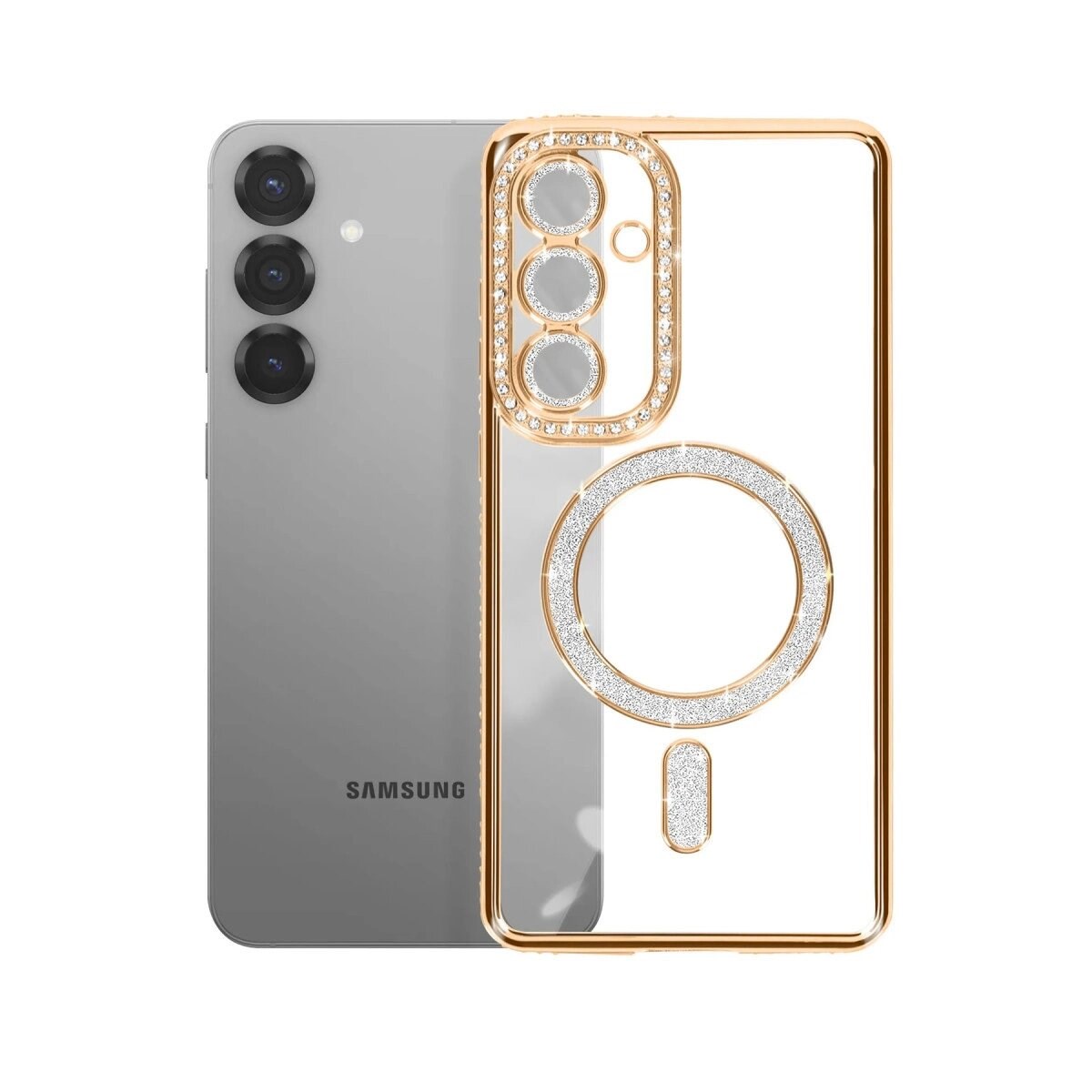 Joko Samsung Galaxy S26 Plus Joke Simli Magneticsafe Kılıf - Gold