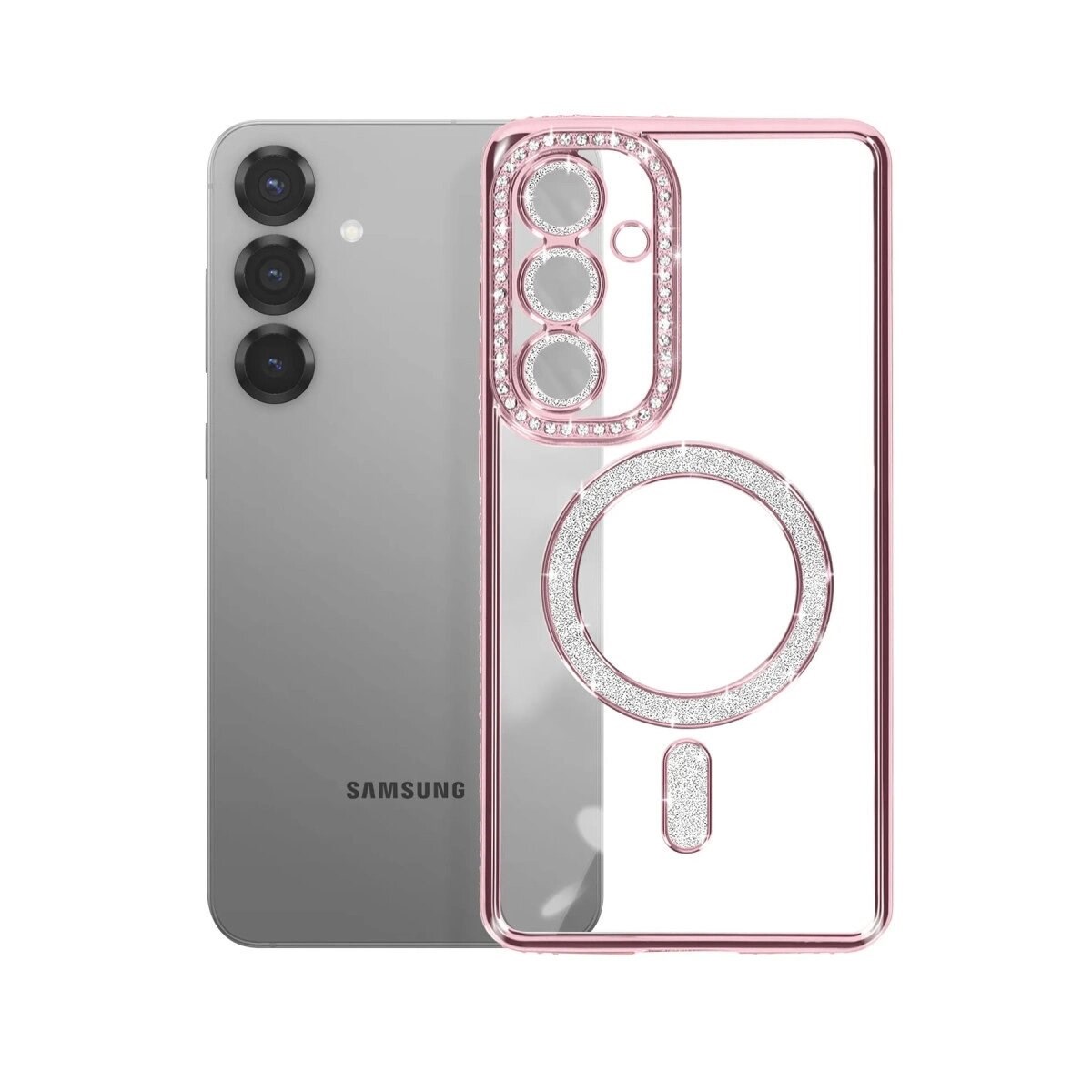 Joko Samsung Galaxy S26 Plus Joke Simli Magneticsafe Kılıf - Pembe