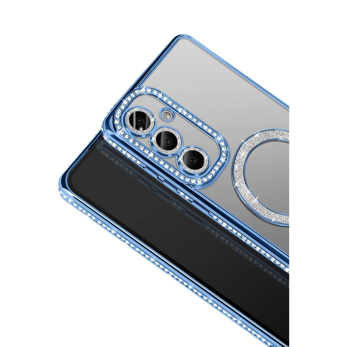 Joko Samsung Galaxy S26 Plus Joke Simli Magneticsafe Kılıf - Mavi