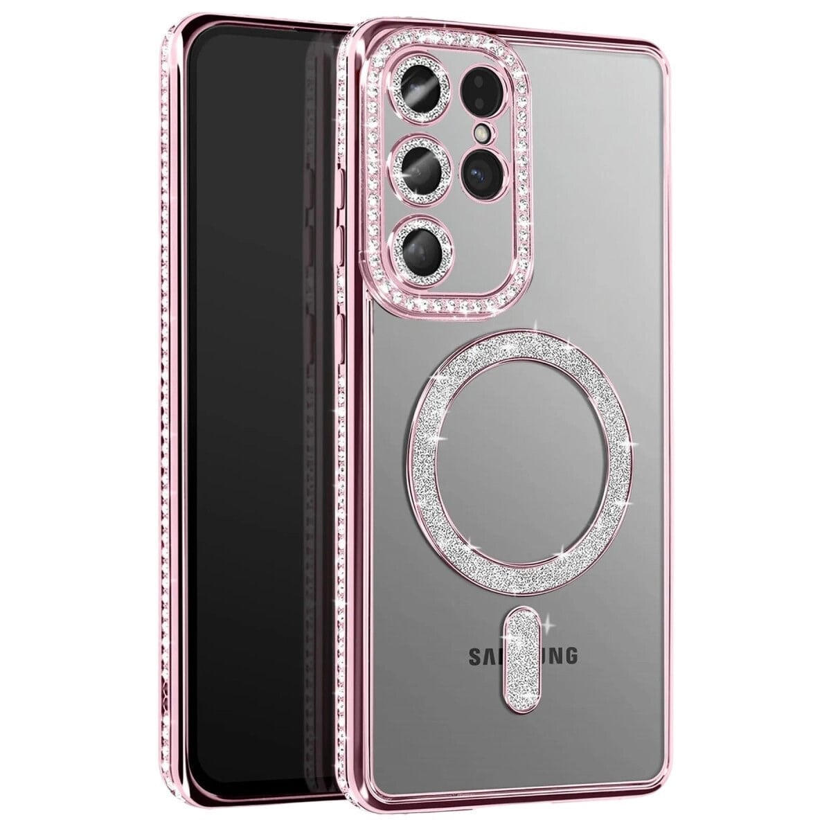 Joko Samsung Galaxy S26 Ultra Joke Simli Magneticsafe Kılıf - Pembe