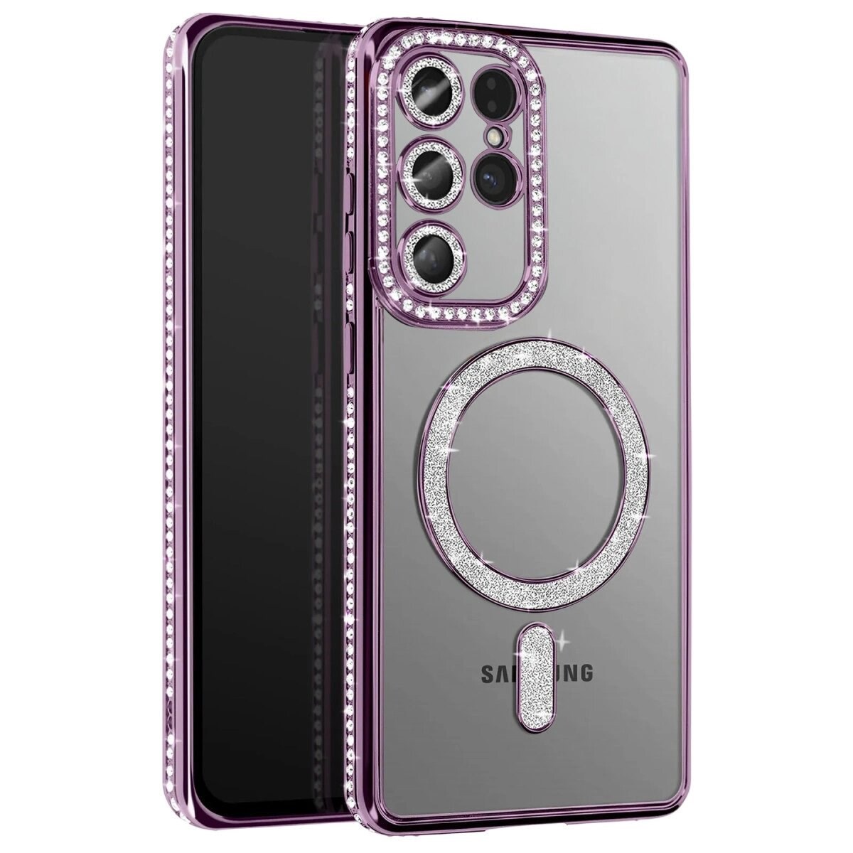 Joko Samsung Galaxy S26 Ultra Joke Simli Magneticsafe Kılıf - Derin Mor