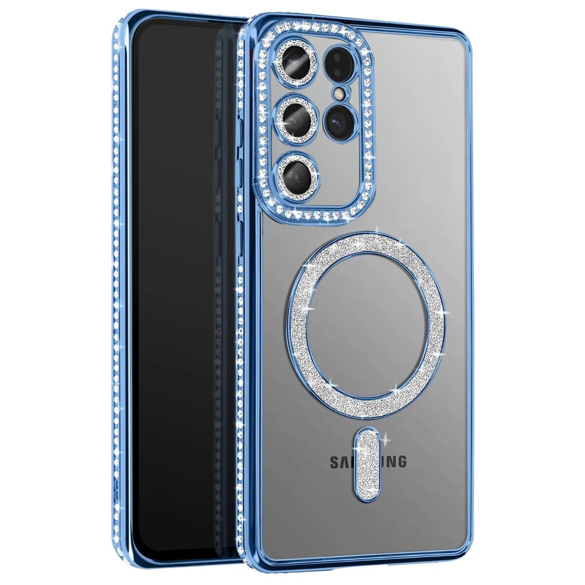 Joko Samsung Galaxy S26 Ultra Joke Simli Magneticsafe Kılıf - Mavi
