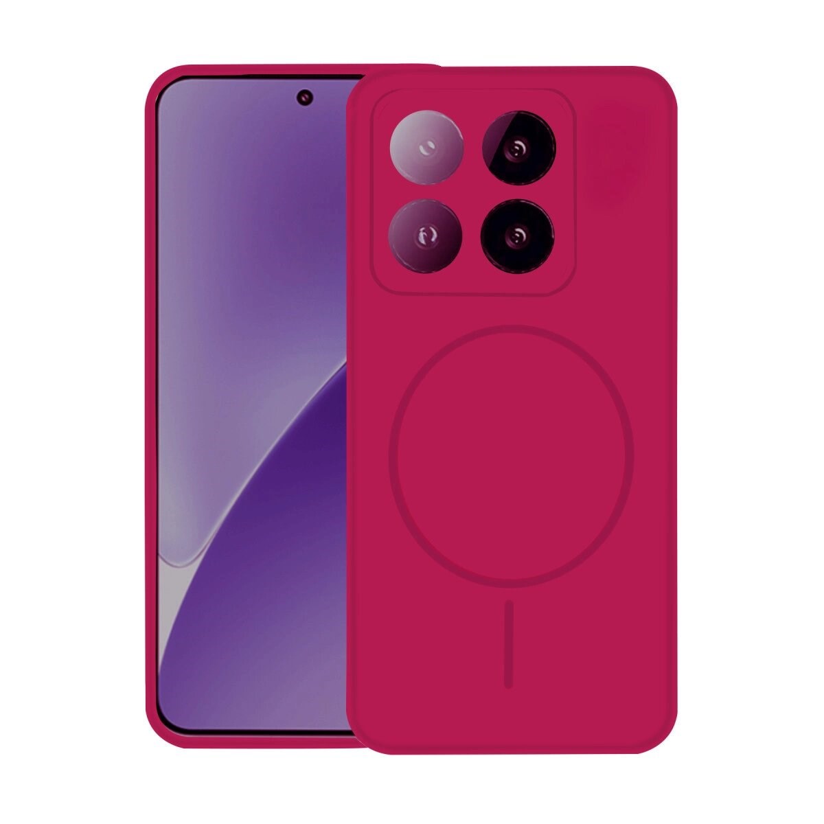 Joko Xiaomi Mi 14t Pro Kılıf Jully Magsafe Kapak - Pembe