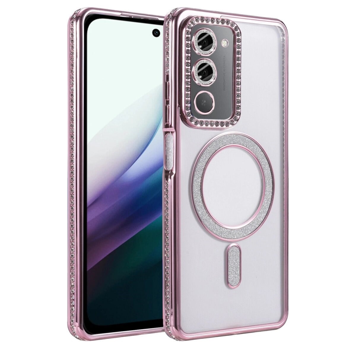 Joko Xiaomi Redmi 15 4g Joke Simli Magneticsafe Kılıf - Pembe