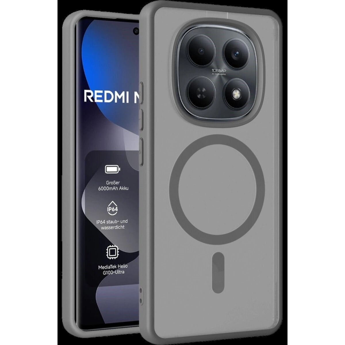 Joko Xiaomi Redmi Note 15 Pro 4g Jota Magsafe Kapak - Titan Gri