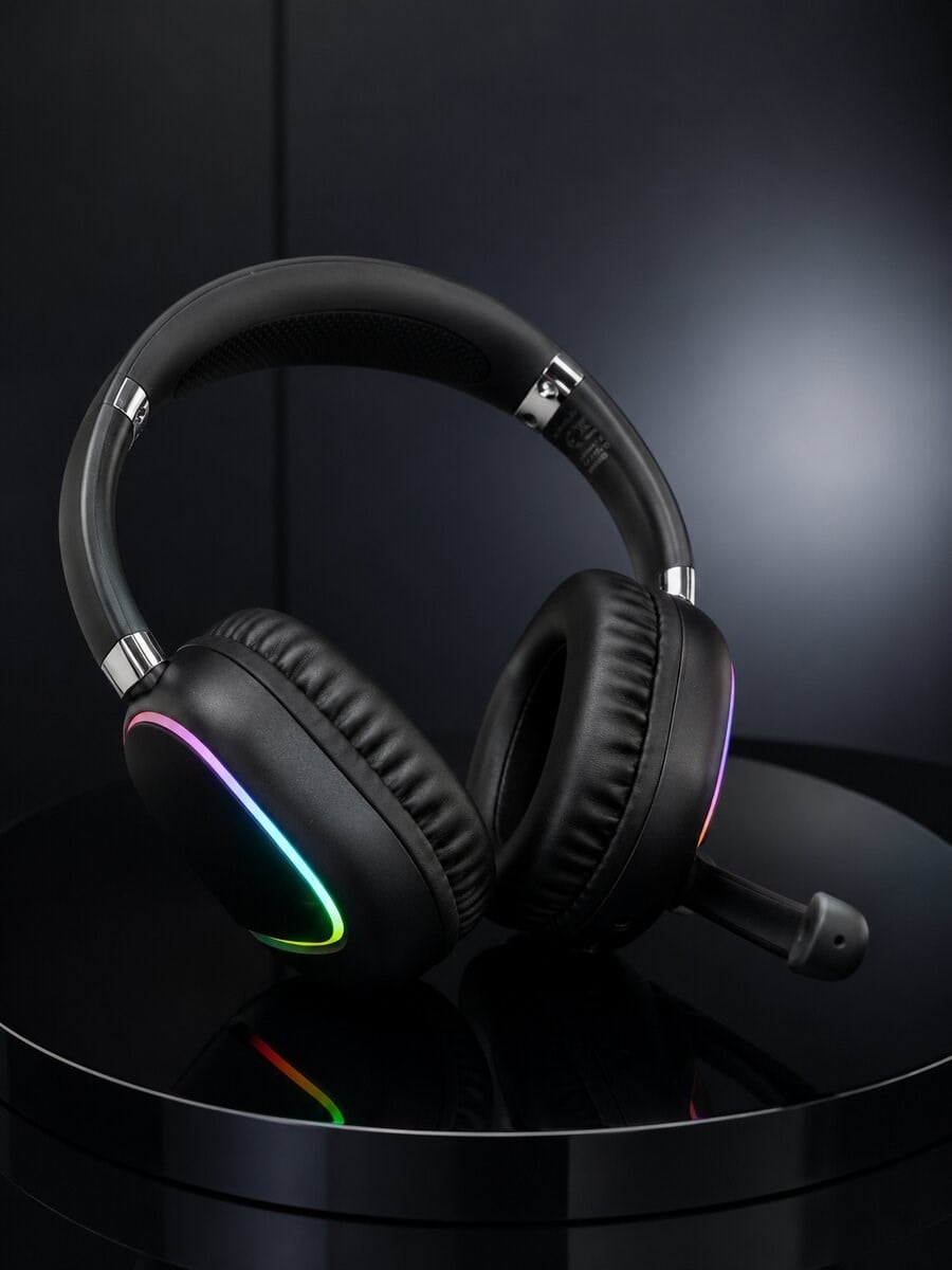 Kablosuz Bluetooth 5.0 Kulaklık RGB Işıklı Tasarım