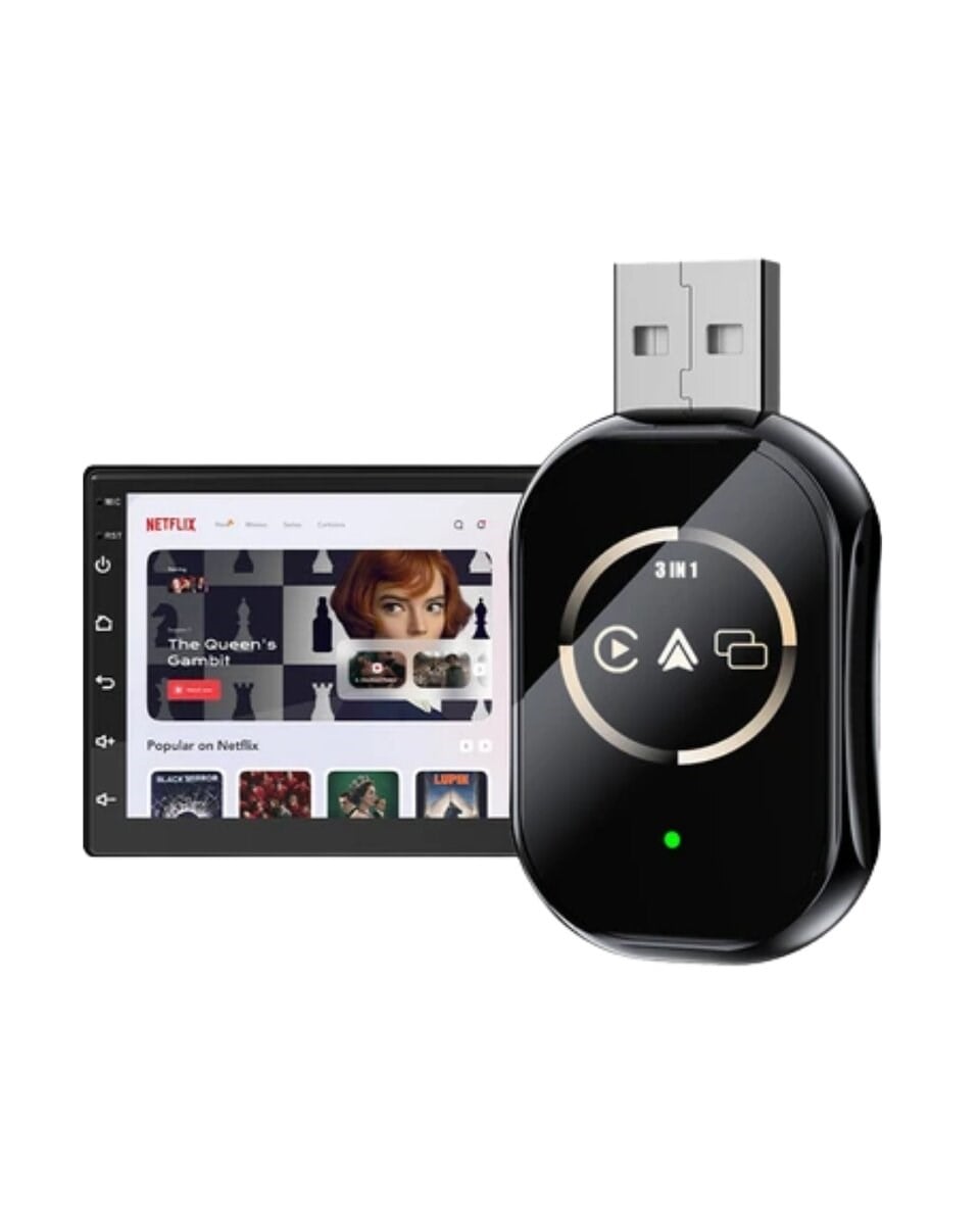 Kablosuz CarPlay Android Auto Adaptörü Otomatik Eşleşme