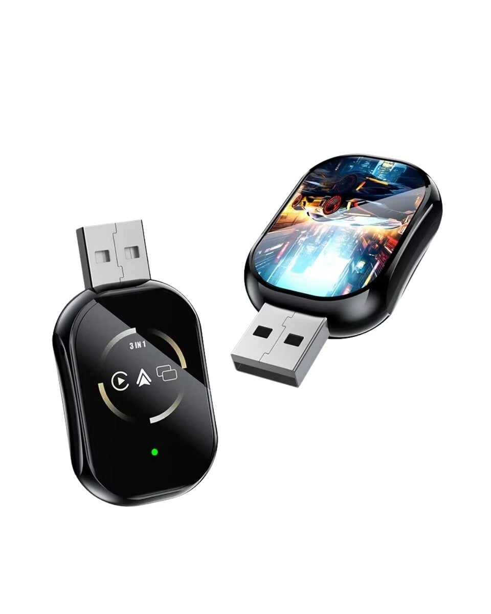 Kablosuz CarPlay ve Android Auto Adaptörü Tak Çalıştır Kullanım