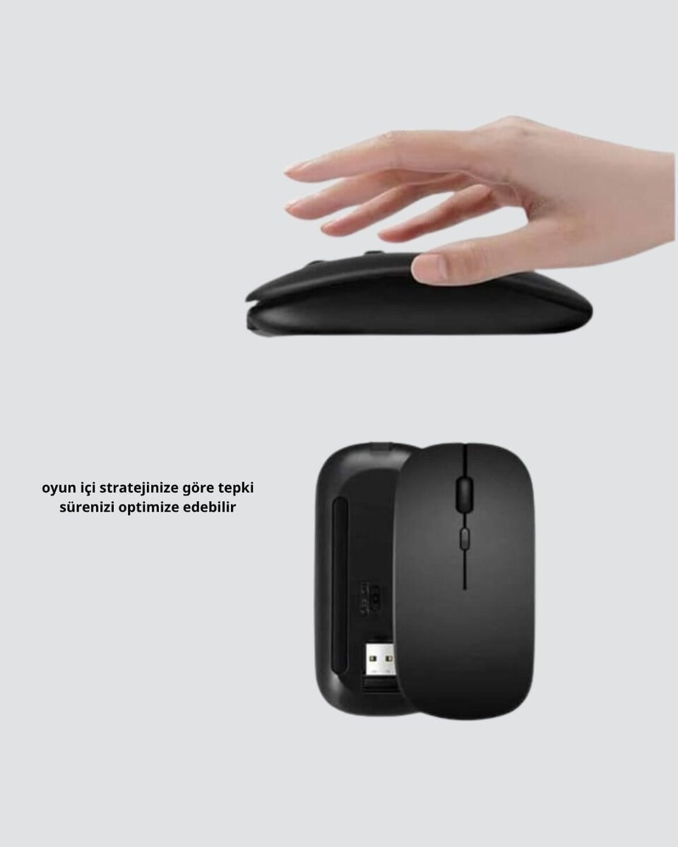 Kablosuz Gaming Mouse –  Ayarlanabilir, Ergonomik