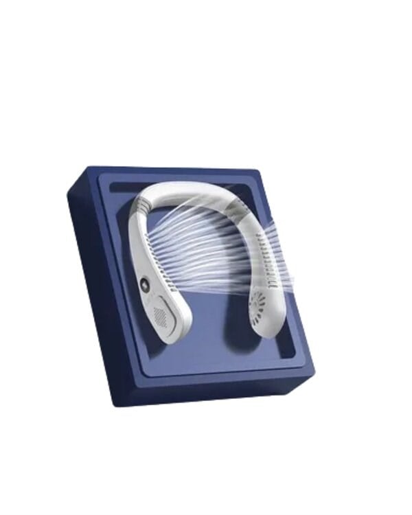 Kanatsız Boyun Tipi Fan | Giyilebilir Serinletici, Düşük Sesli, Hafif ABS Gövde, USB Şarj Edilebilir