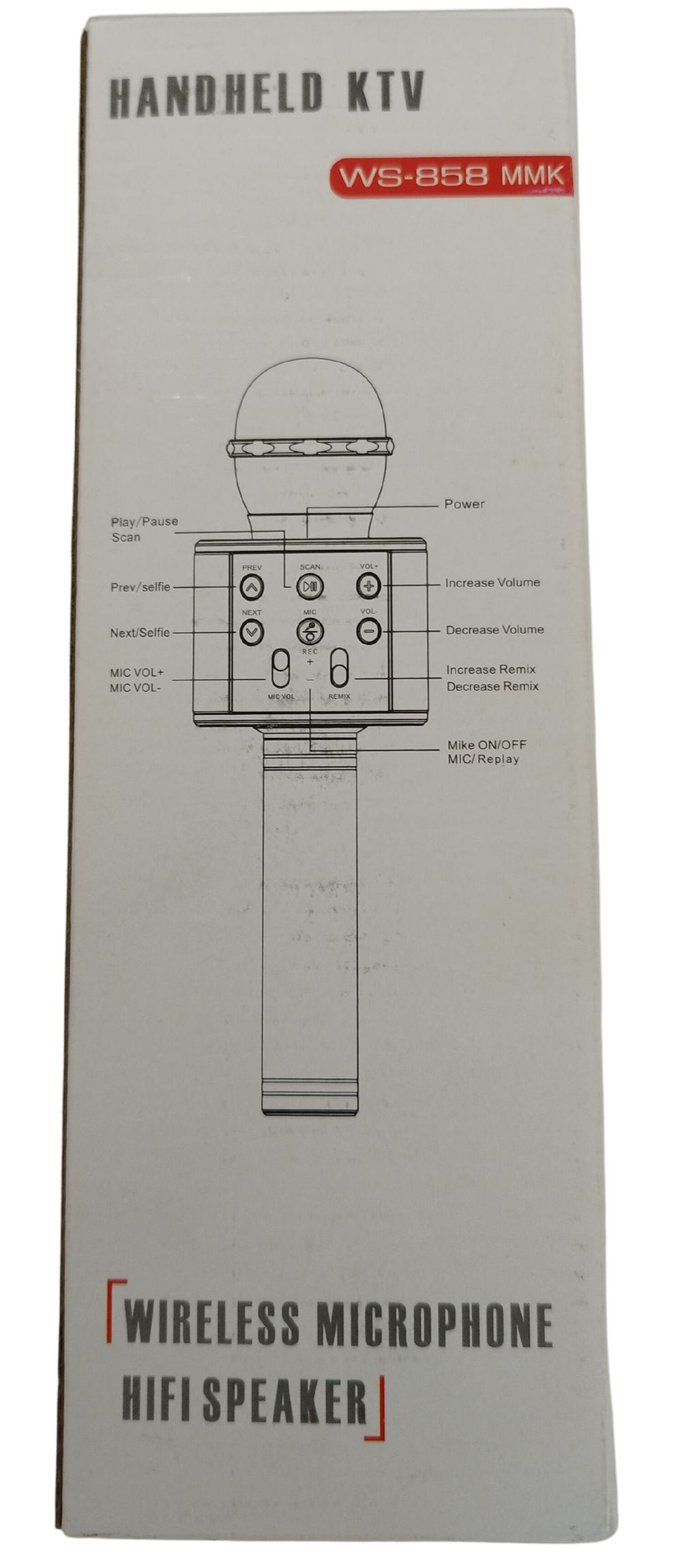 KARAOKE MİKROFON WS-858 MMK