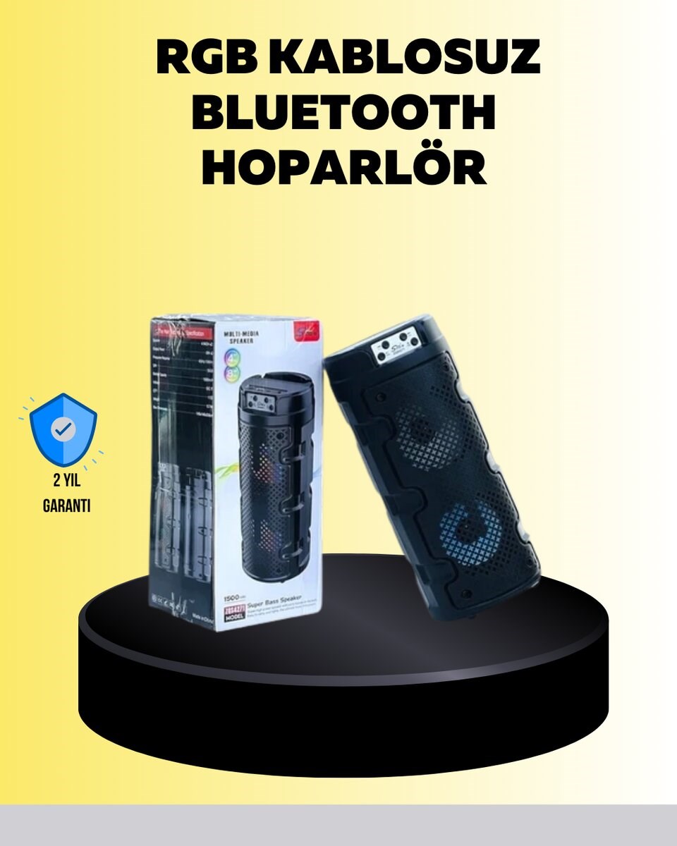 Kompakt ve Şık Tasarımlı Taşınabilir Hoparlör