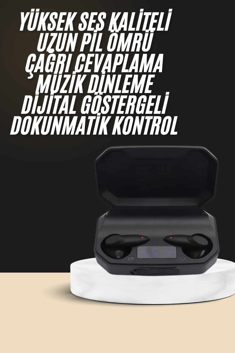 Kulak İçi Bluetooth Kulaklık Rgb Işıklı Çift Mikrofonlu iOS/Android Uyumlu BT 5.2 Yeni Nesil