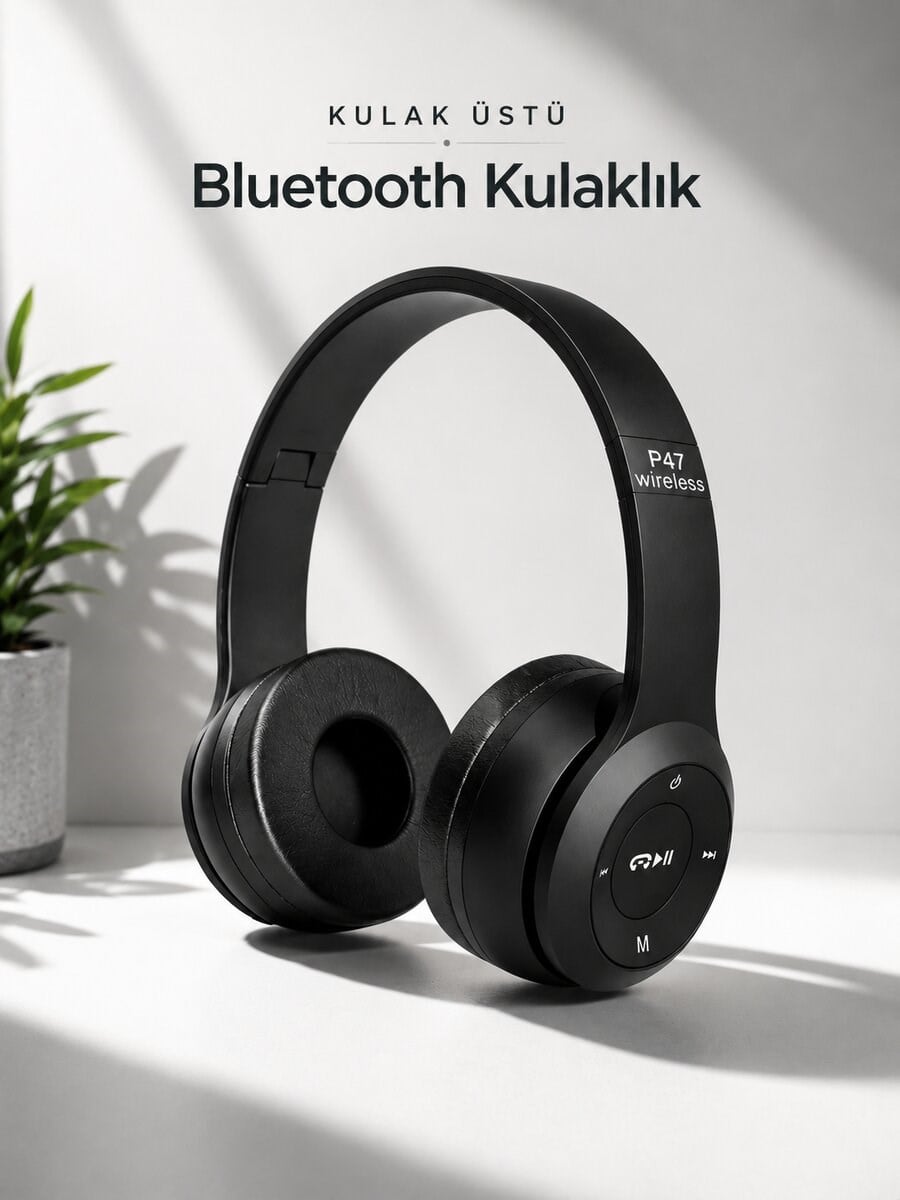Kulak İçi Kablosuz Bluetooth Kulaklık Ekstra Bass ve Çok Yönlü Kullanım