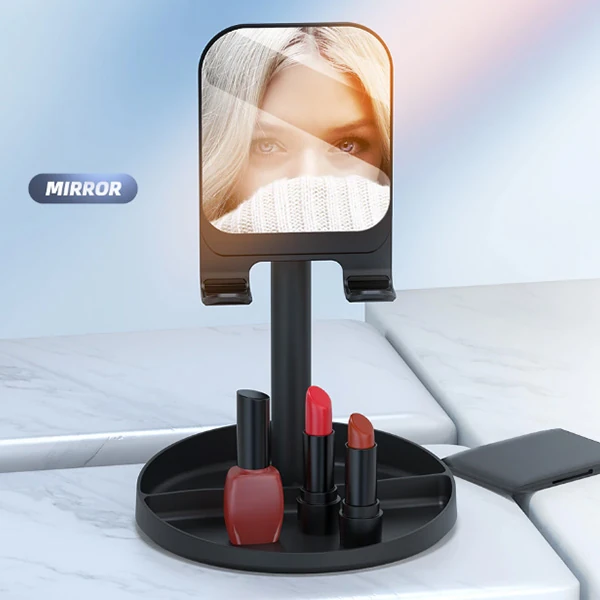 KUULAA K2 Aynalı Cep Telefonu Ve Tablet Masaüstü Standı Tutucu-(1903)