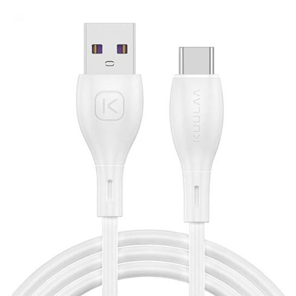 KUULAA Liquid Silicone USB Type C QC3.0 Hızlı Şarj Kablosu 1metre-(1903)