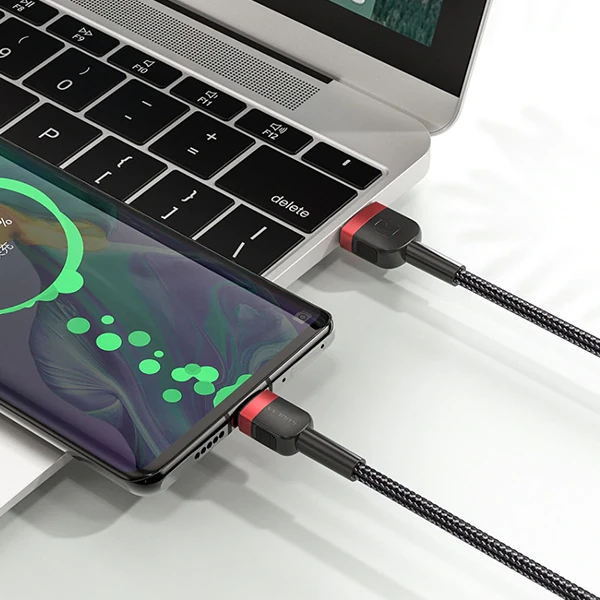 KUULAA Mikro Usb 3A Hızlı Şarj 0.50CM kısa Android Usb Şarj Kablosu-(1903)