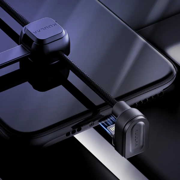 KUULAA U-shape Mobile Game İPhone Oyuncu Şarj Kablosu 1Metre-(1903)