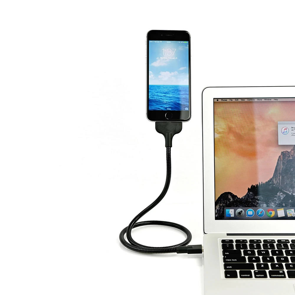 Lazy Acrobat Usb Stand Kablo İphone 5s678 Plus XsXr Usb Kablo-(1903)