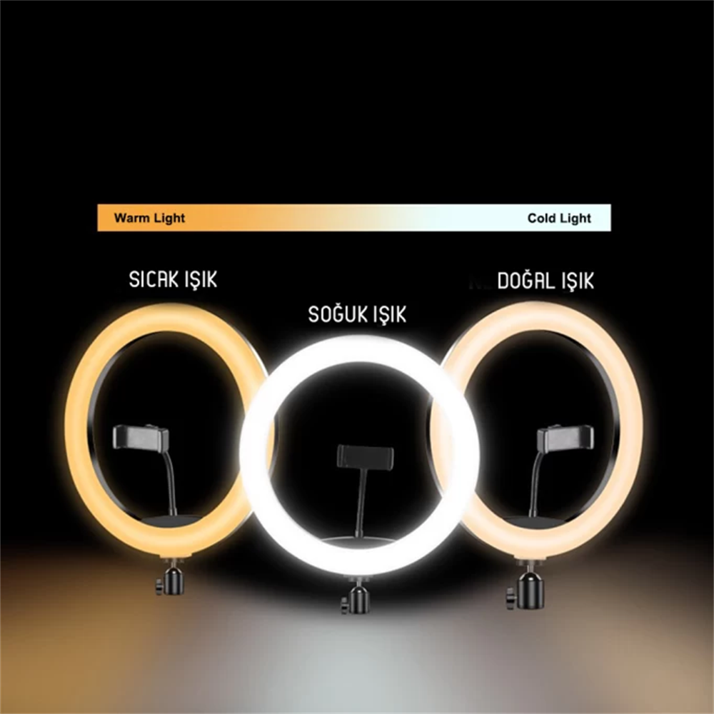 LED IŞIK PM26 RGB TRİBOD