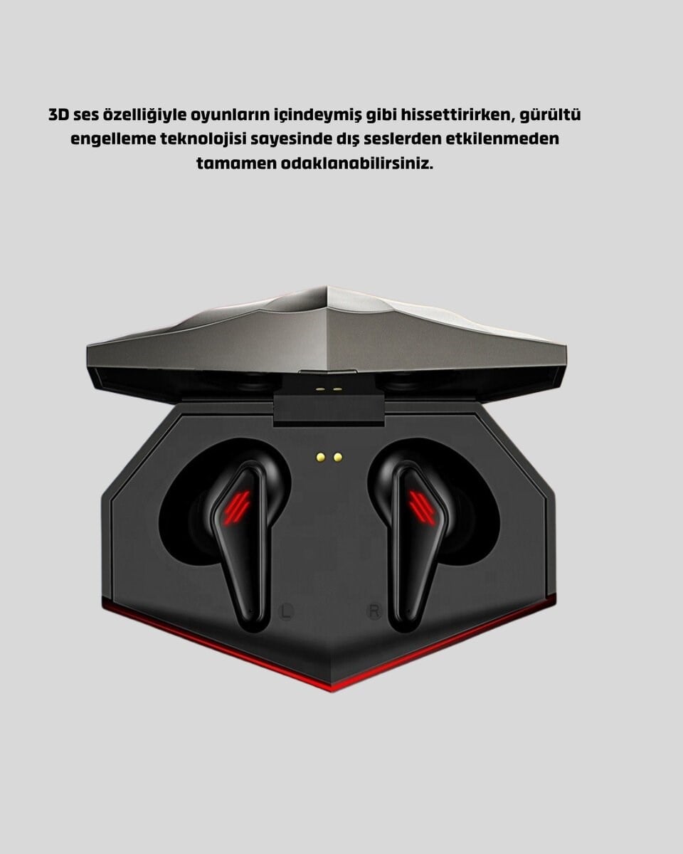 LED Işıklı Bluetooth Kulaklık 3D Ses ve Güçlü Bas