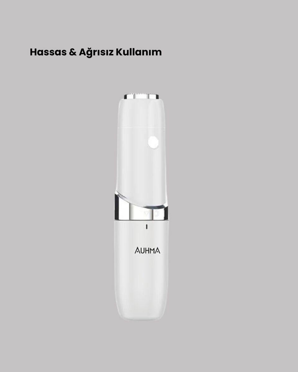 LED Işıklı Yüz Epilasyon Aleti Hassas ve Ağrısız Tüy Alma