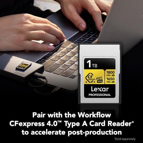 LEXAR 1TB PROFESSIONAL GOLD LCAGOLD001T- RNENG CFEXPRESS 4.0 TYPE-A KART