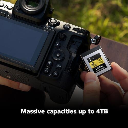 LEXAR 1TB PROFESSIONAL GOLD LCXEXP4001T- RNENG CFEXPRESS 4.0 TYPE-B KART