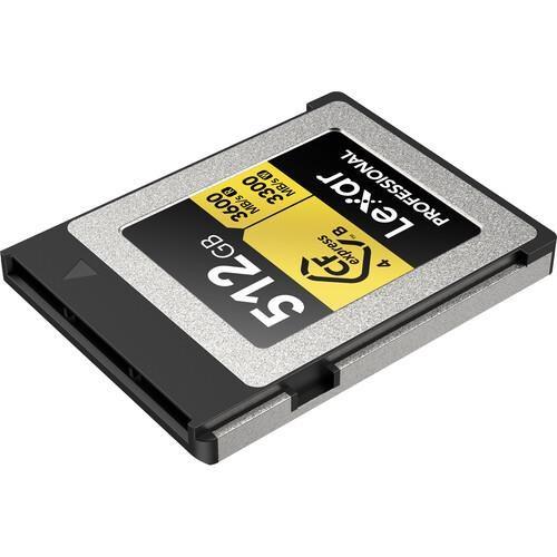 LEXAR 512GB PROFESSIONAL GOLD LCXEXP4512G- RNENG CFEXPRESS 4.0 TYPE-B KART