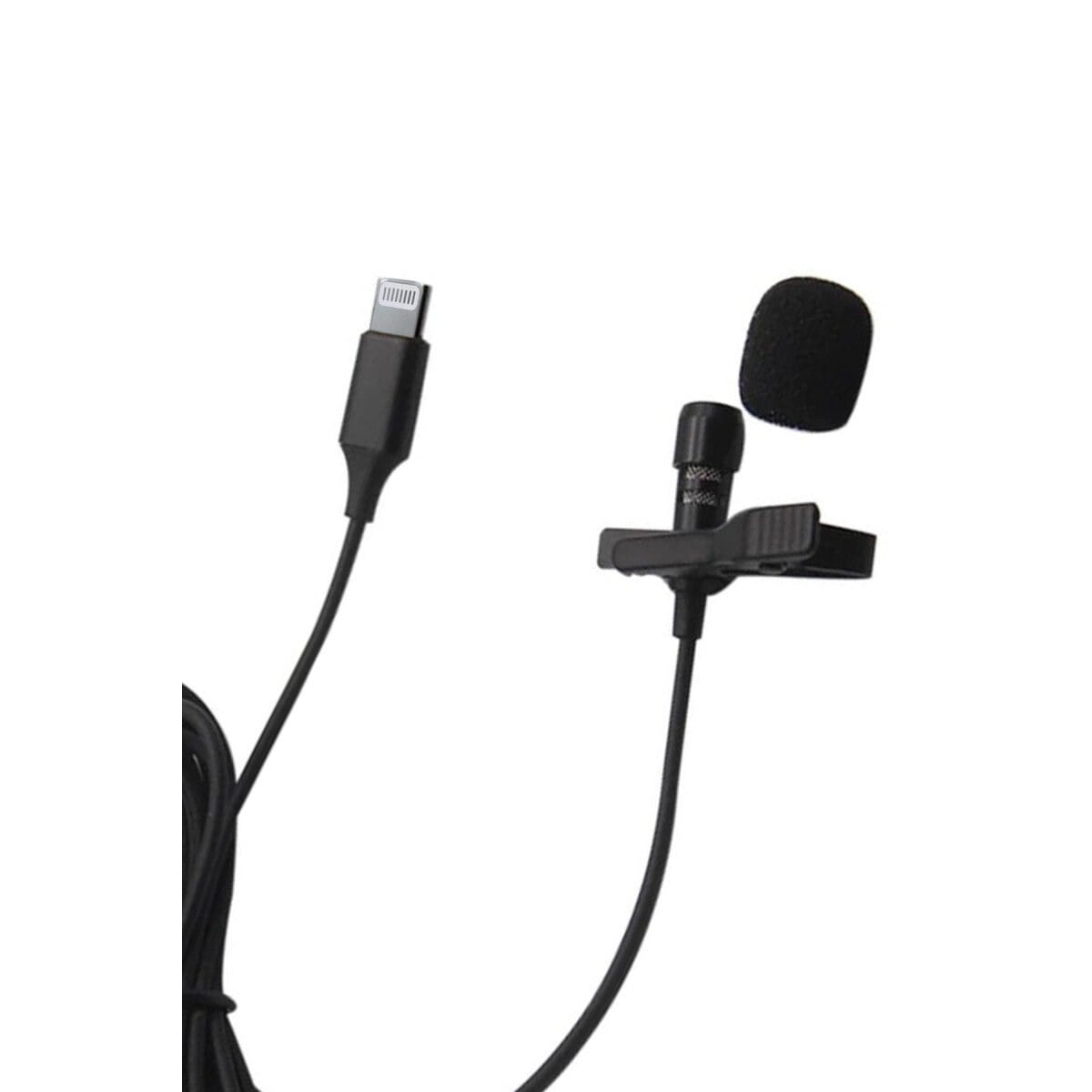 Lightning 2 Metre Double Mikrofon - Siyah