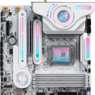 MAXSUN İCraft B860M CROSS PRO WIFI DDR5 HDMI-DP TYPEC PCIE 5.0 1851P MATX BEYAZ