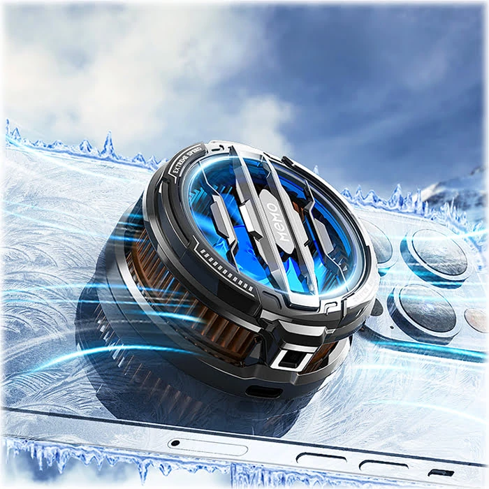 MEMO CX07 Manyetik/arka-klips Cep Telefon Soğutma Fanı Radyatör Soğutucu-(1903)