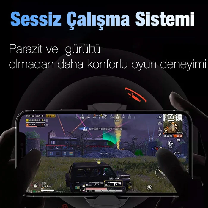MEMO DL-A2 Cep Telefonu Soğutma Fanı Gamer Oyuncu Radyatör Soğutucu-(1903)